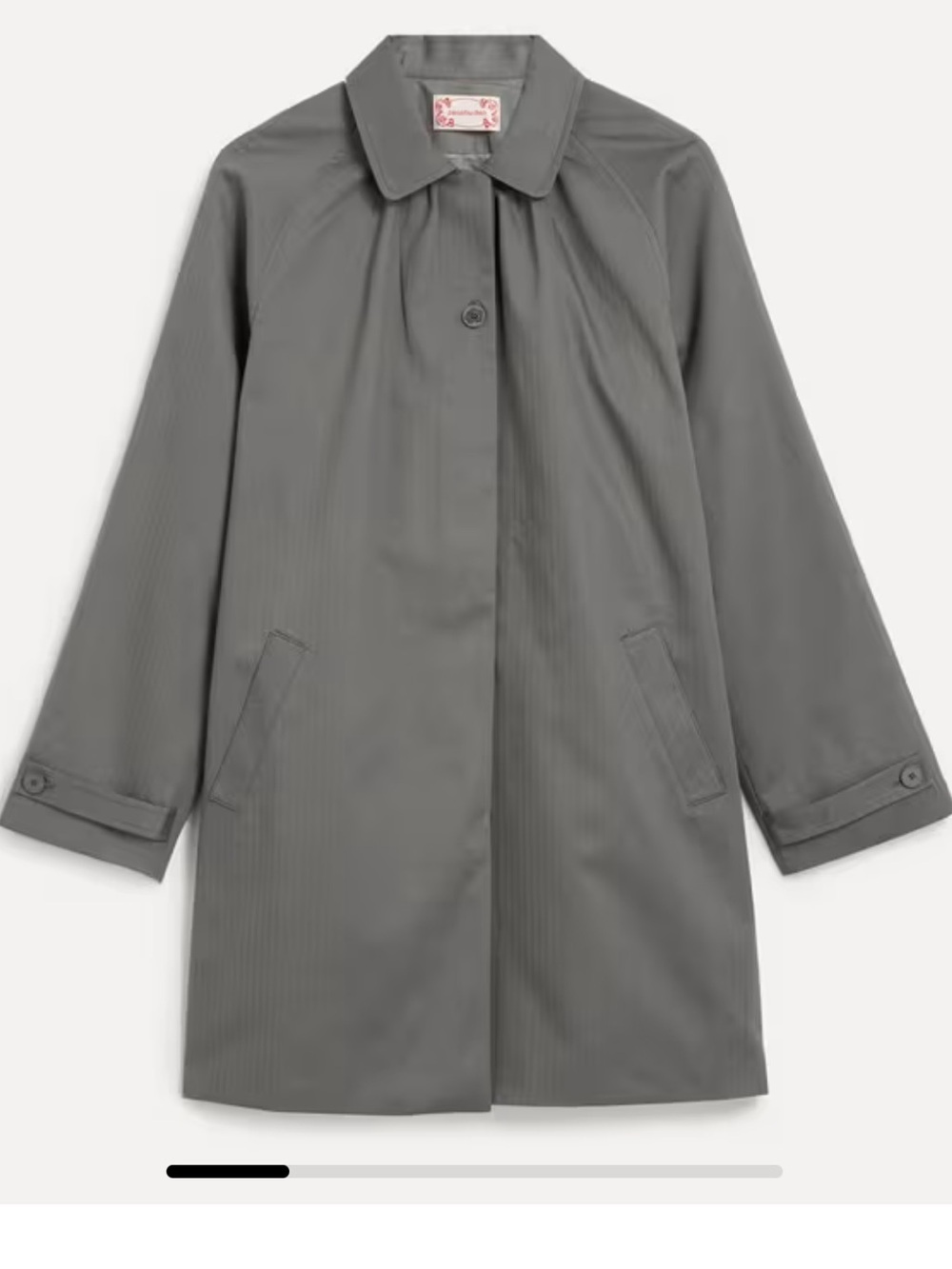Peachy Den cheri trench gray